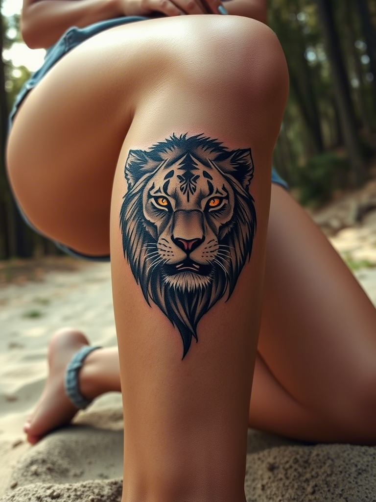 20+ Above Knee Tattoo Designs That’ll Steal All the Attention (In the Best Way)