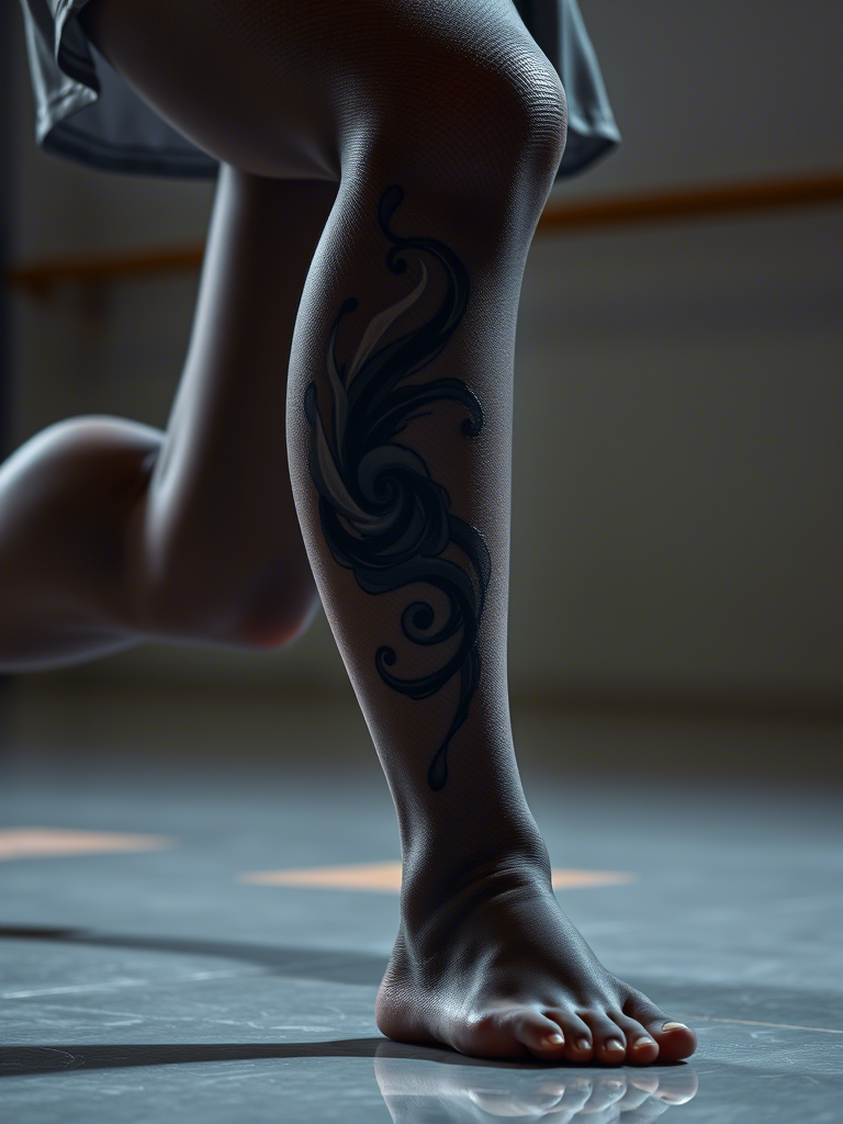 20+ Satisfying and Abstract Knee Tattoo Ideas