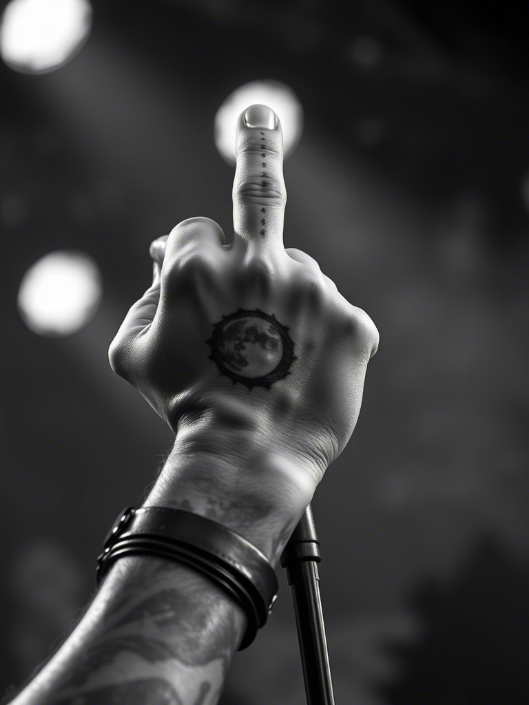 20+ Moon and Sparkles Tattoos on the Thumb That'll Catch the Night Right in Your Hands
