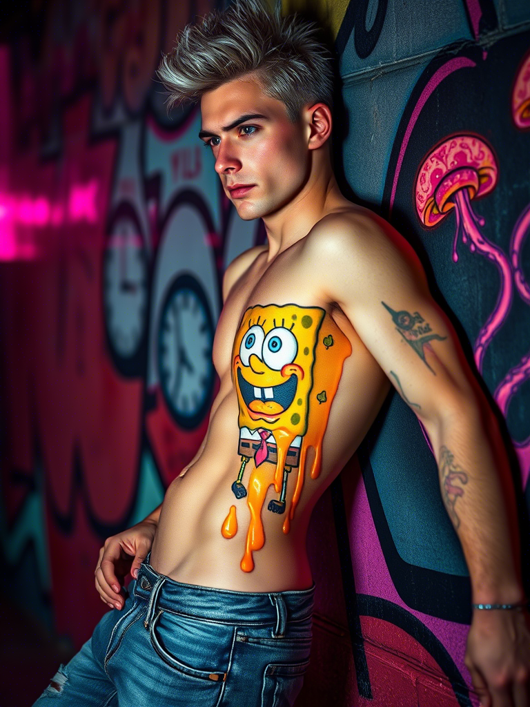 20+ Spectacular SpongeBob Tattoos For Lovers Of The Cartoon