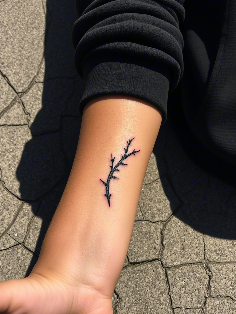 20+ Minimalistic Forearm Floral Tattoo Ideas