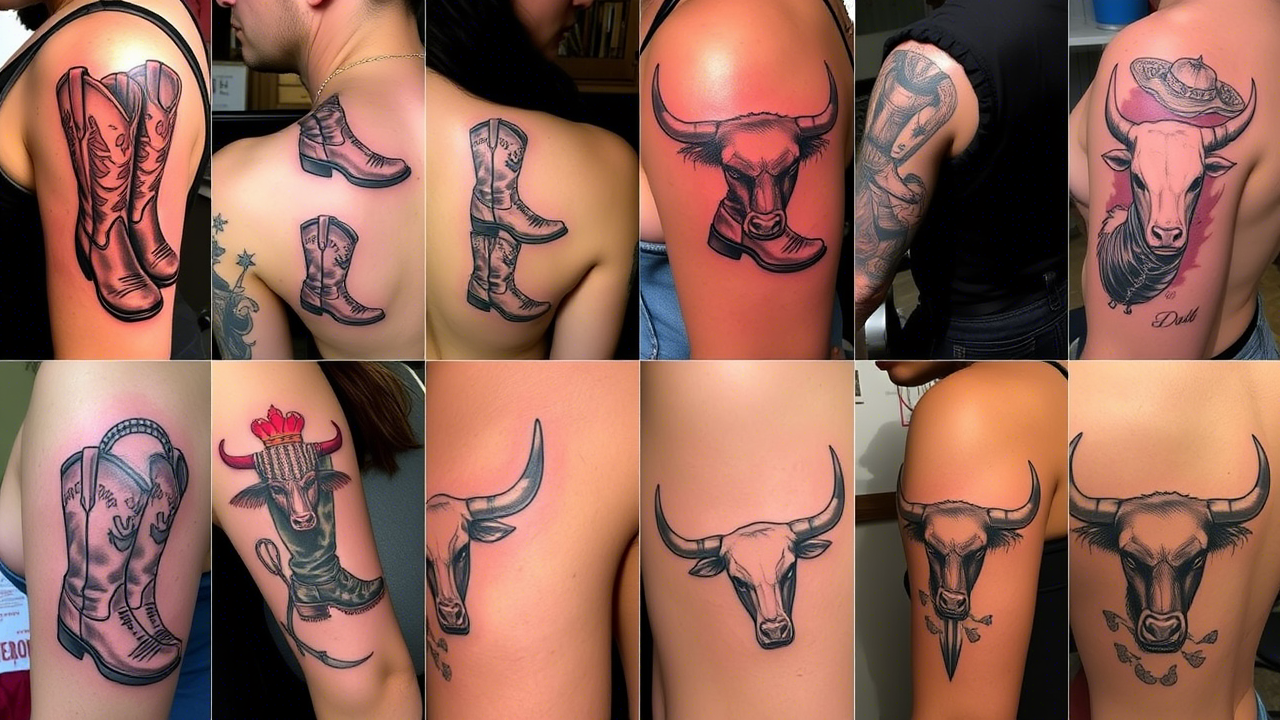 From Cowboy Boots To Bulls, 20+ Western Tattoos For Everyone