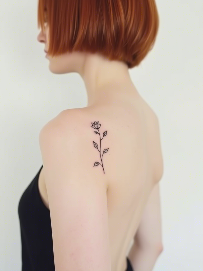 20+ Elegant Floral Spine Tattoo