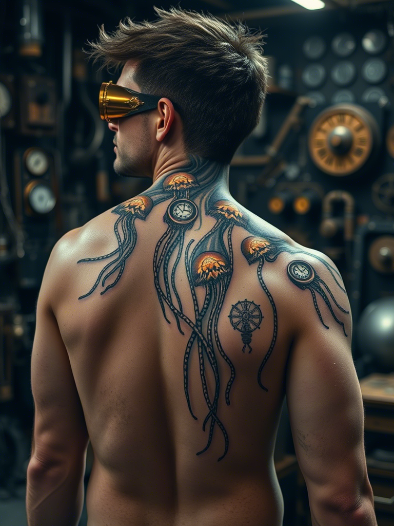 20+ Tattoo of a Smack of Jellyfish