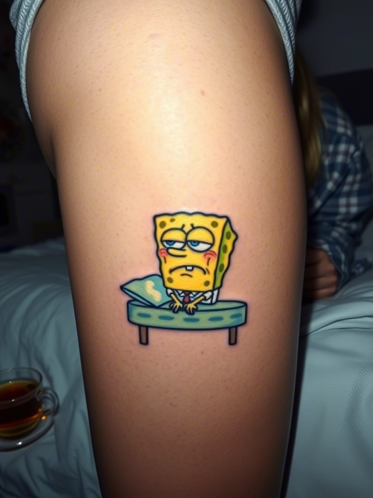 20+ Spectacular SpongeBob Tattoos For Lovers Of The Cartoon