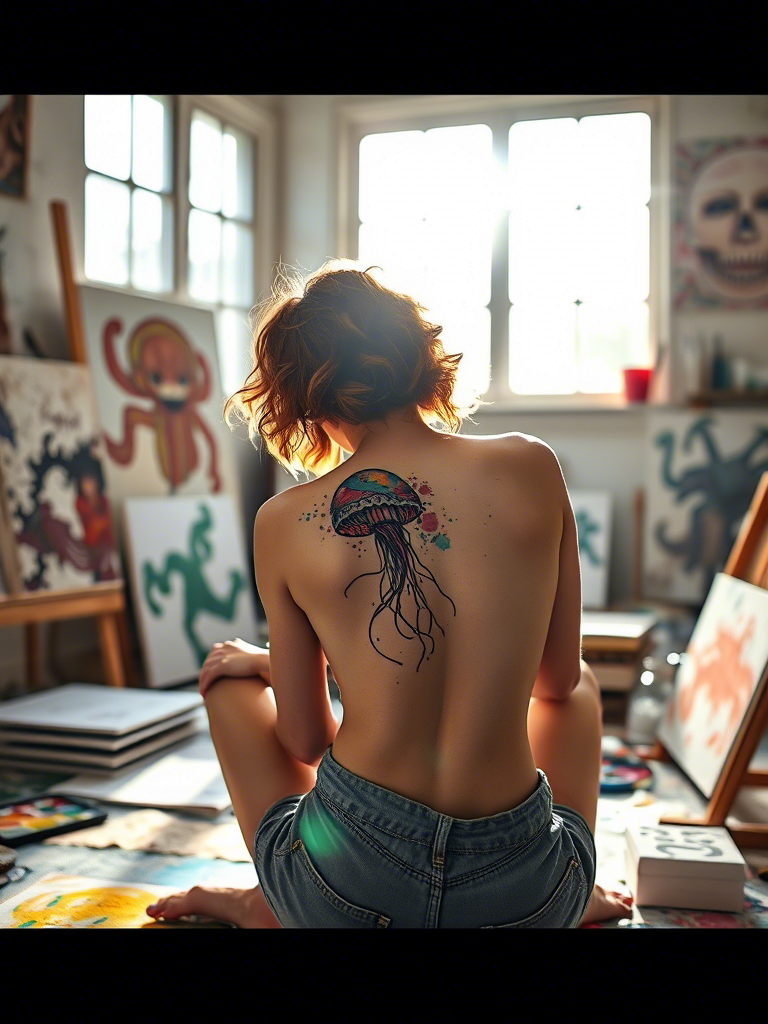20+ Tattoo of a Smack of Jellyfish