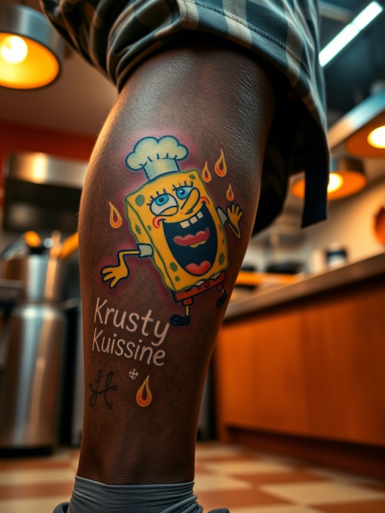 20+ Spectacular SpongeBob Tattoos For Lovers Of The Cartoon