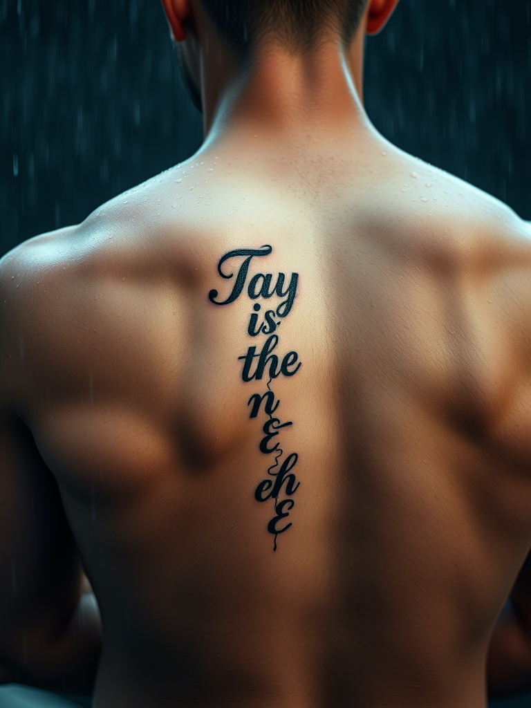 20+ Delicate Spine Quote Tattoo Ideas For A Unique Appearance