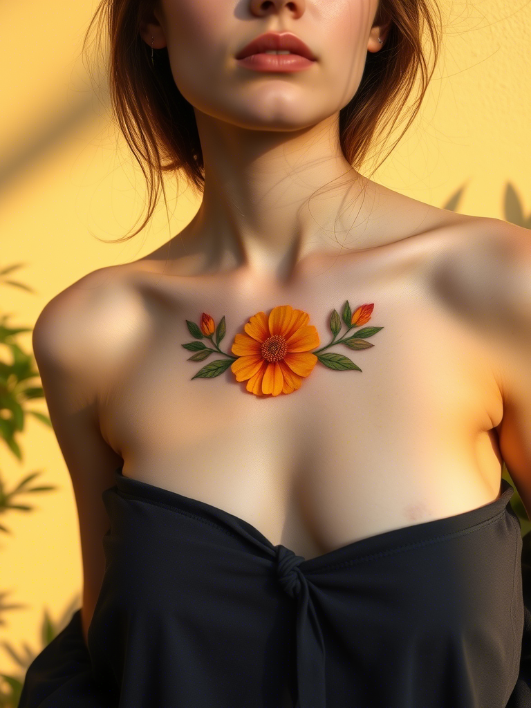 Meaningful Marigold Tattoos, Designs & Ideas