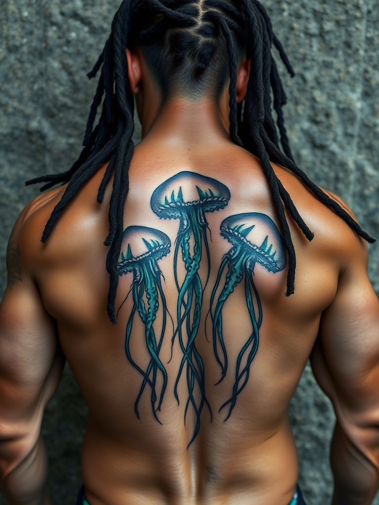 20+ Tattoo of a Smack of Jellyfish