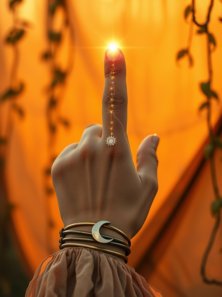 20+ Moon and Sparkles Tattoos on the Thumb That'll Catch the Night Right in Your Hands