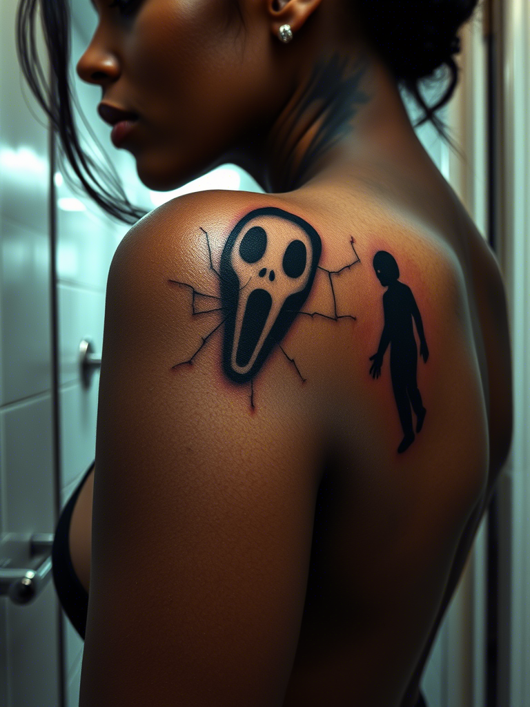 20+ Scream (Ghostface) Tattoos That’ll Haunt You—in the Coolest Way Possible