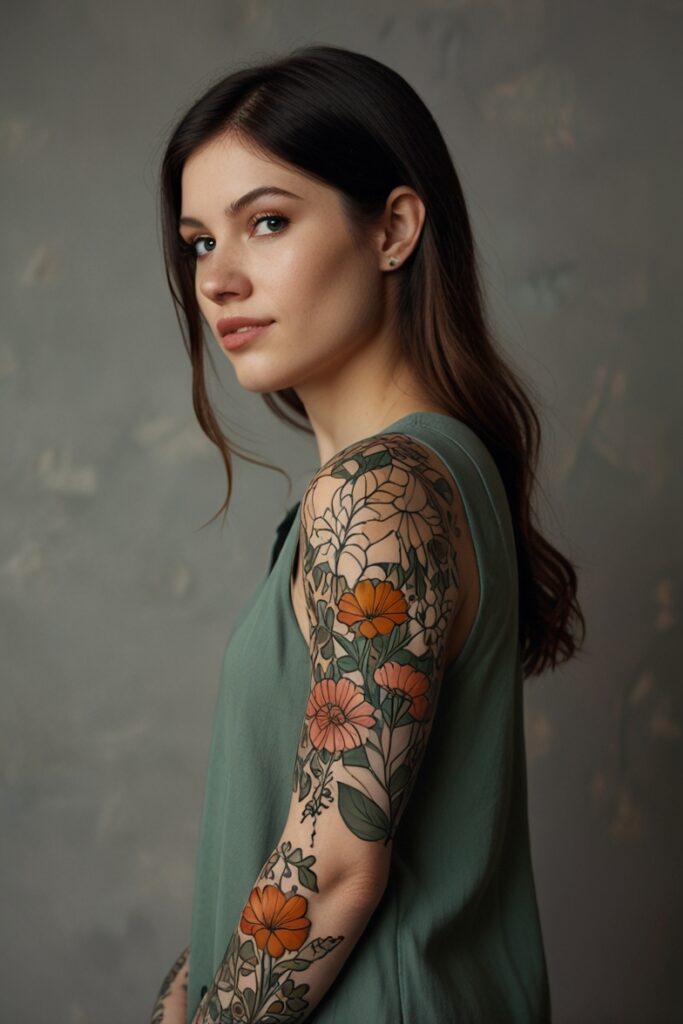 20+ Tattoo Sleeves For Women: From Feminine To Edgy