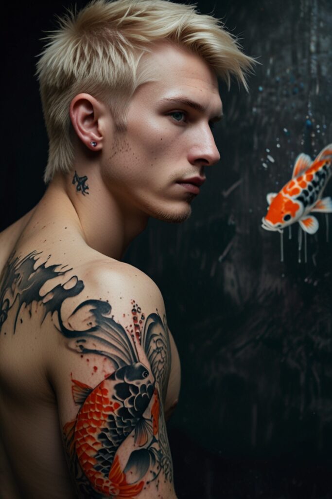 20+ Black and Red Koi Fish Forearm Tattoos That’ll Make You Rethink Everything You Thought About Ink