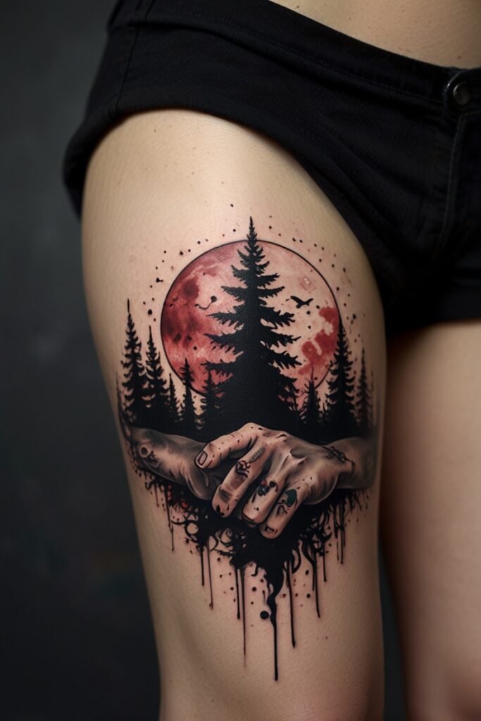 20+ Dark Feminine Tattoos To Unleash The Power Within You