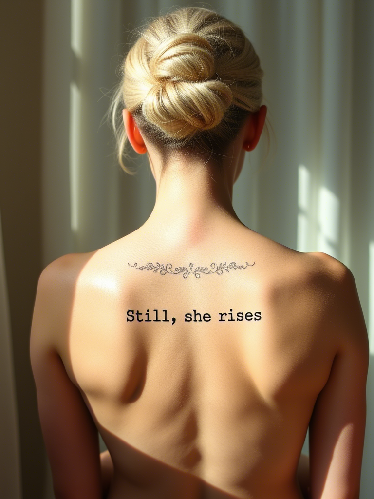 Dainty Back Tattoos