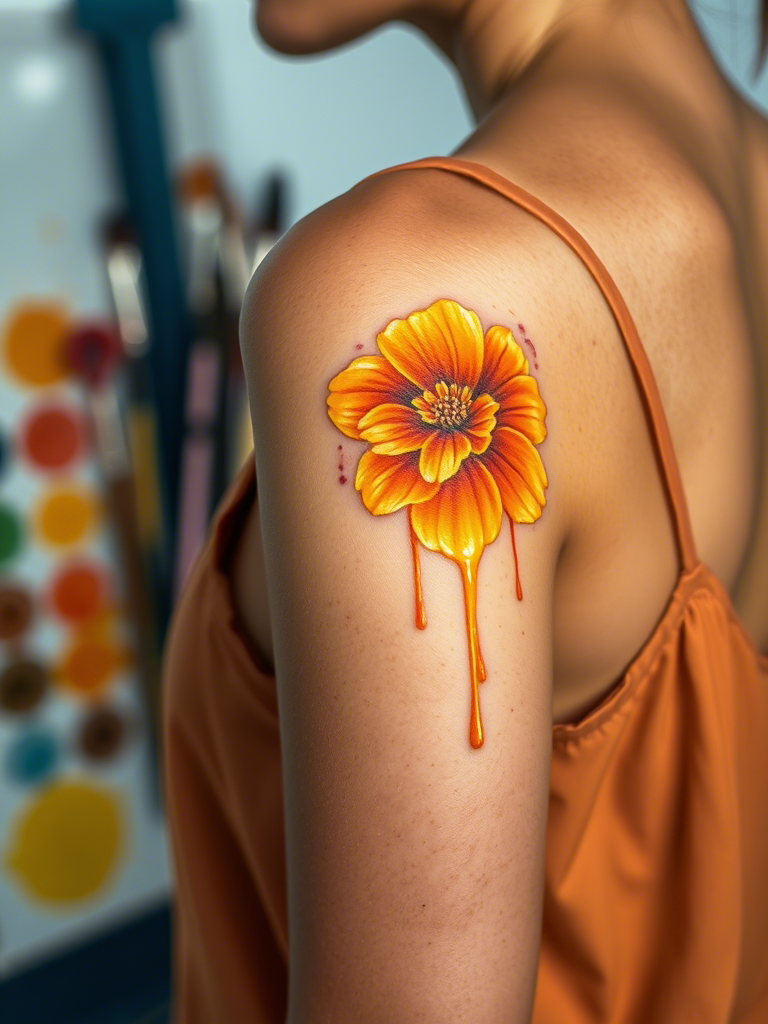 Meaningful Marigold Tattoos, Designs & Ideas