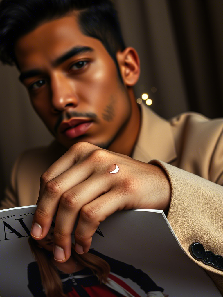 20+ Moon and Sparkles Tattoos on the Thumb That'll Catch the Night Right in Your Hands
