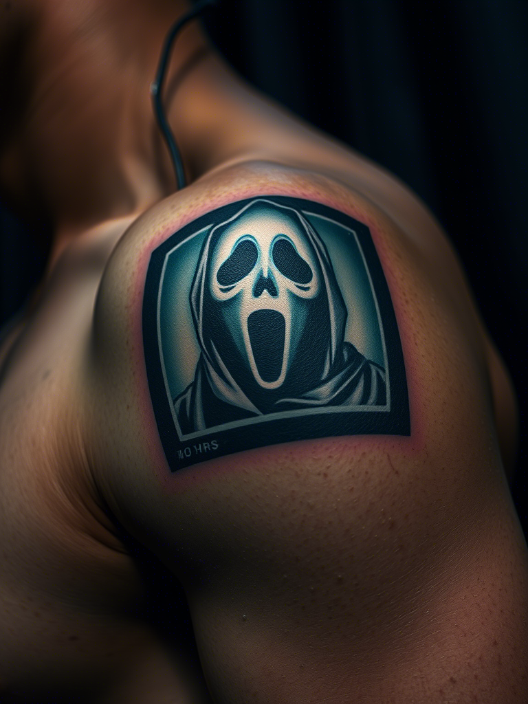 20+ Scream (Ghostface) Tattoos That’ll Haunt You—in the Coolest Way Possible