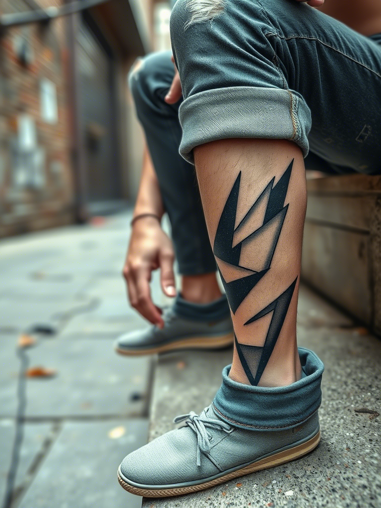 20+ Satisfying and Abstract Knee Tattoo Ideas