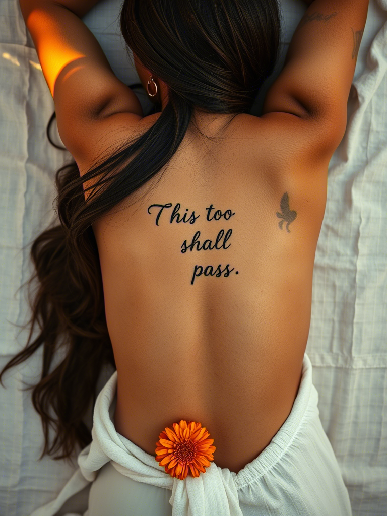 20+ Delicate Spine Quote Tattoo Ideas For A Unique Appearance