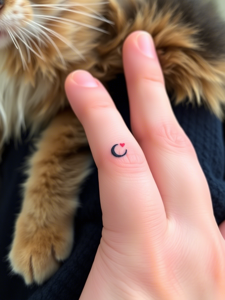 20+ Moon and Sparkles Tattoos on the Thumb That'll Catch the Night Right in Your Hands