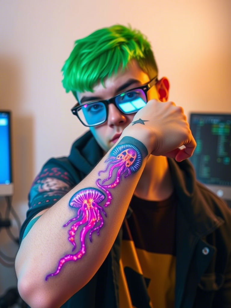 20+ Tattoo of a Smack of Jellyfish