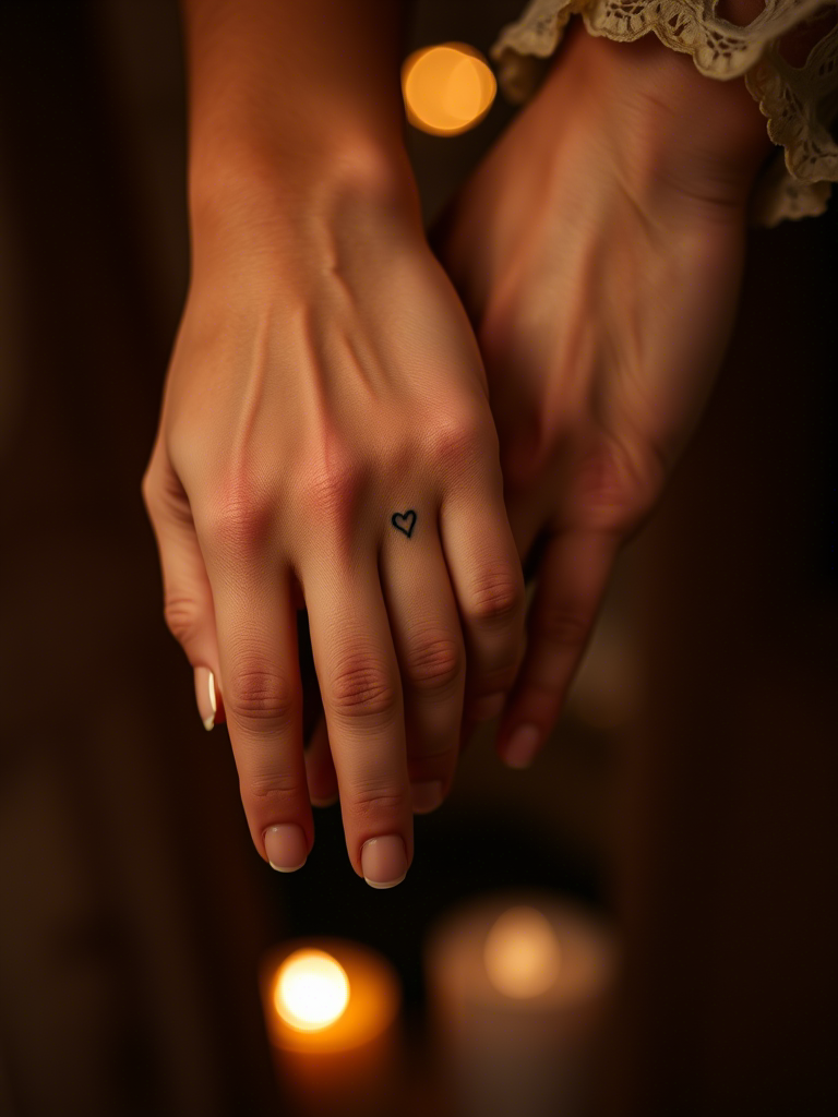 20+ Minimalist Heart Outline Tattoos to Steal Yours