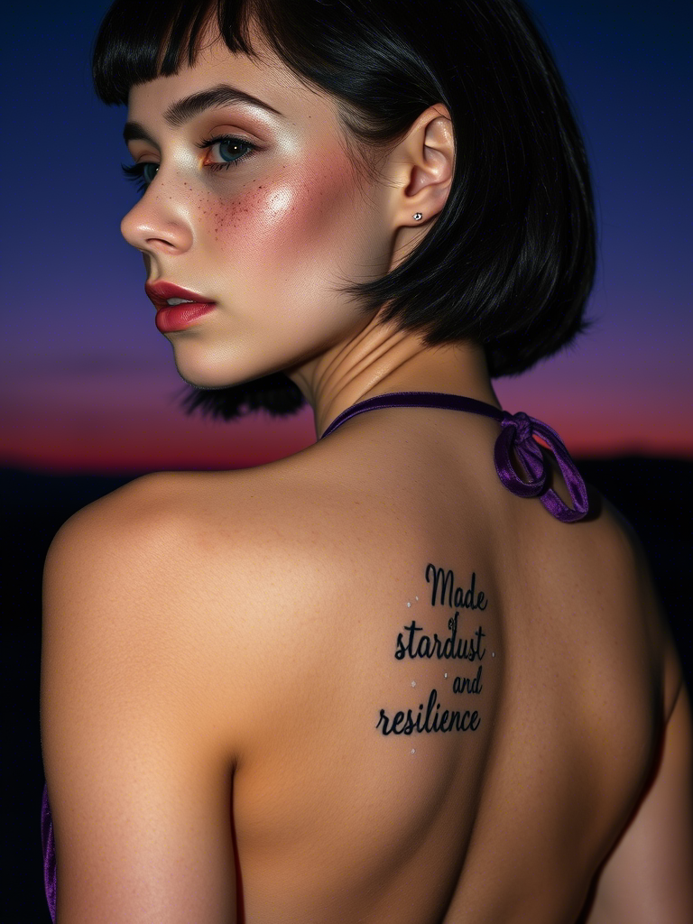 20+ Delicate Spine Quote Tattoo Ideas For A Unique Appearance