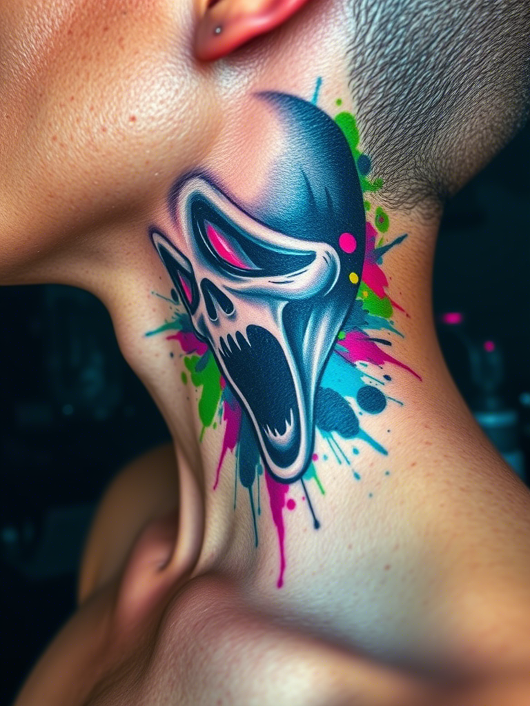20+ Scream (Ghostface) Tattoos That’ll Haunt You—in the Coolest Way Possible