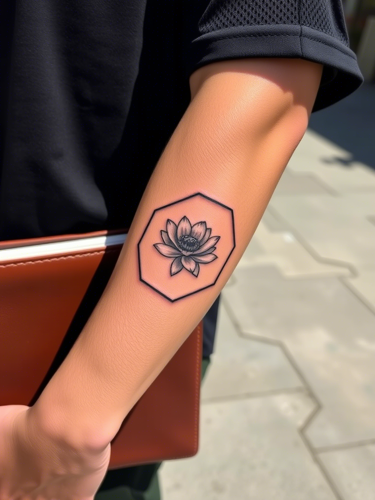 20+ Minimalistic Forearm Floral Tattoo Ideas