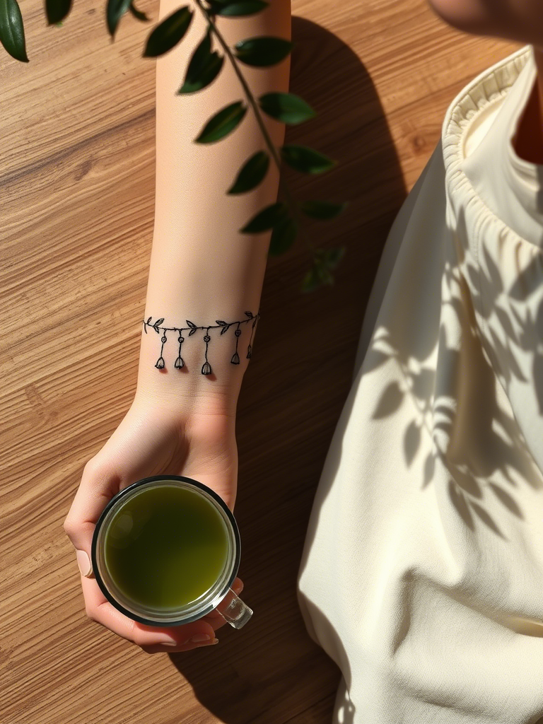 20+ Minimalistic Forearm Floral Tattoo Ideas