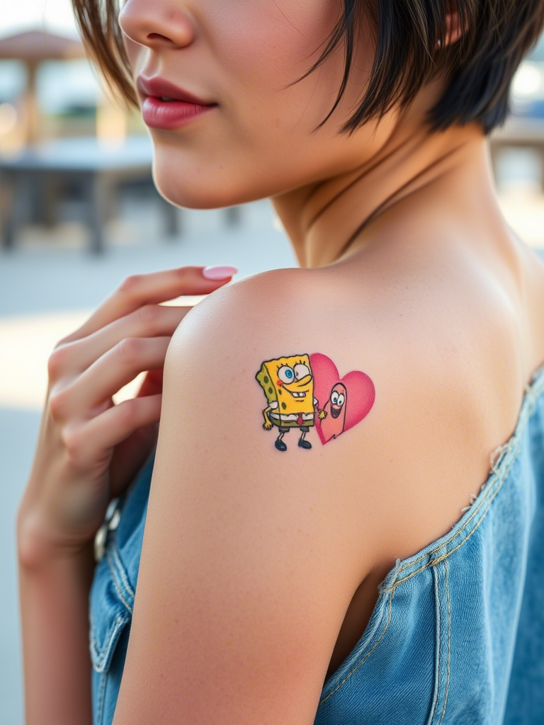 20+ Spectacular SpongeBob Tattoos For Lovers Of The Cartoon