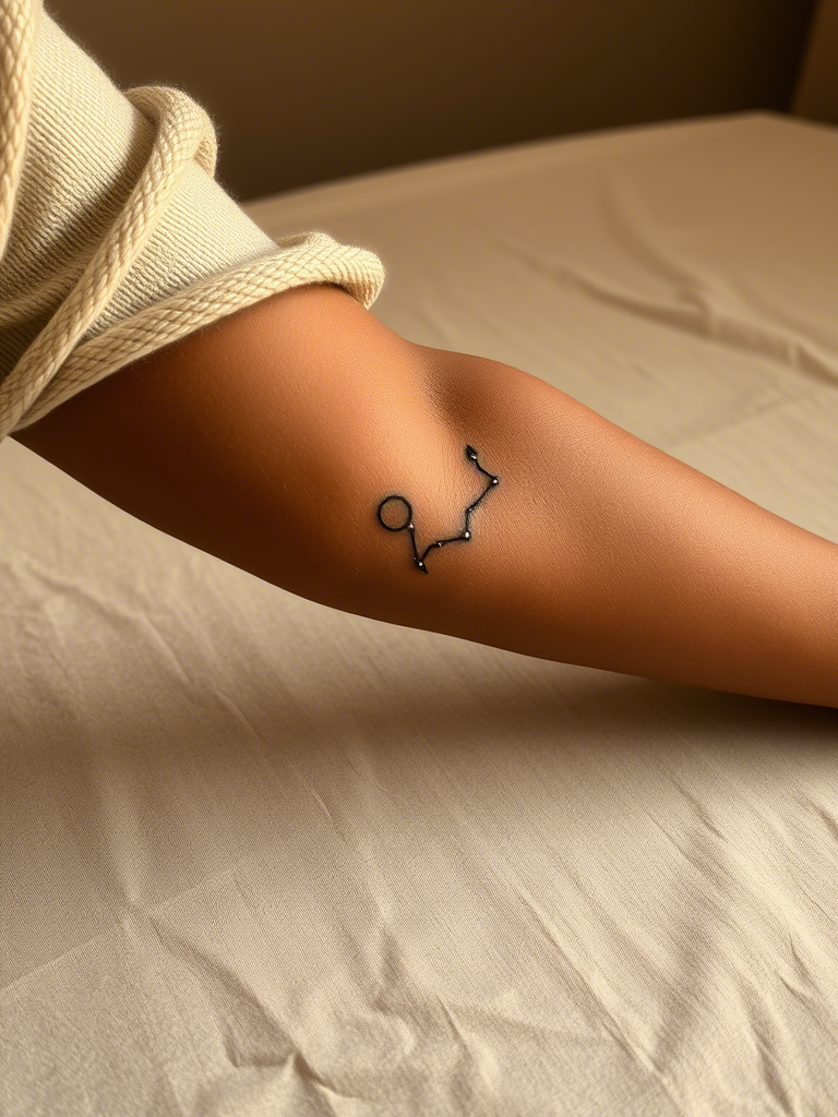 20+ Tiny Sparkly Moon Tattoos