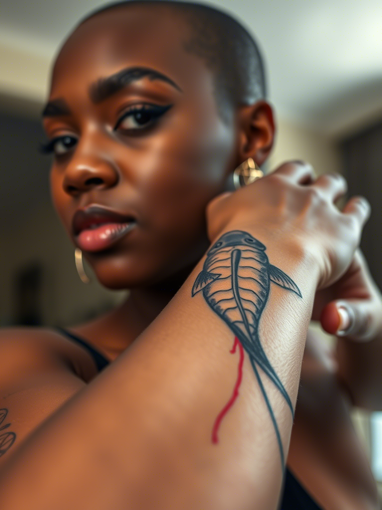 20+ Black and Red Koi Fish Forearm Tattoos That’ll Make You Rethink Everything You Thought About Ink