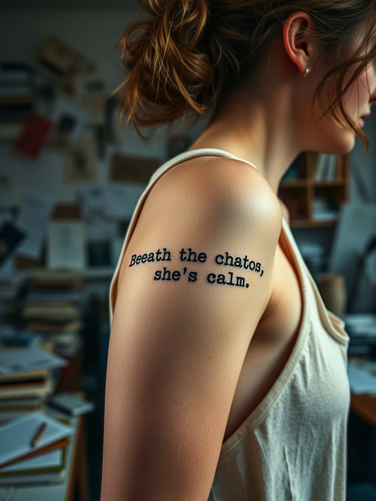 20+ Inspirational Quote Tattoos for Women
