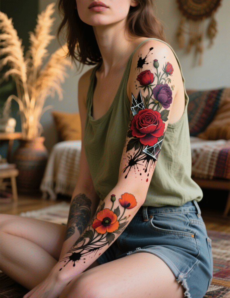 20+ Interesting Half Sleeve Tattoos for Women