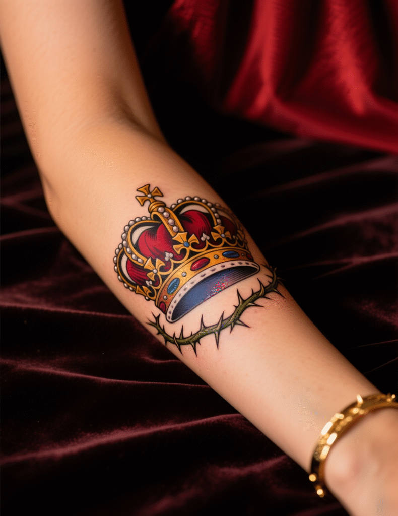 20+ Queen Tattoos for Regal Women
