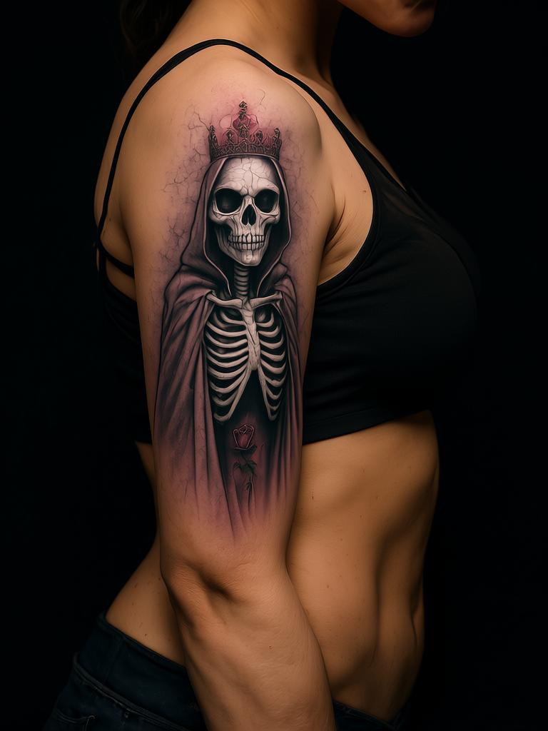 20+ Queen Tattoos for Regal Women