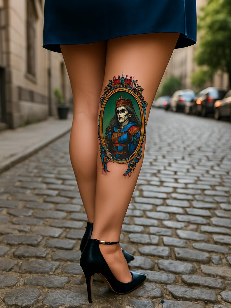20+ Queen Tattoos for Regal Women