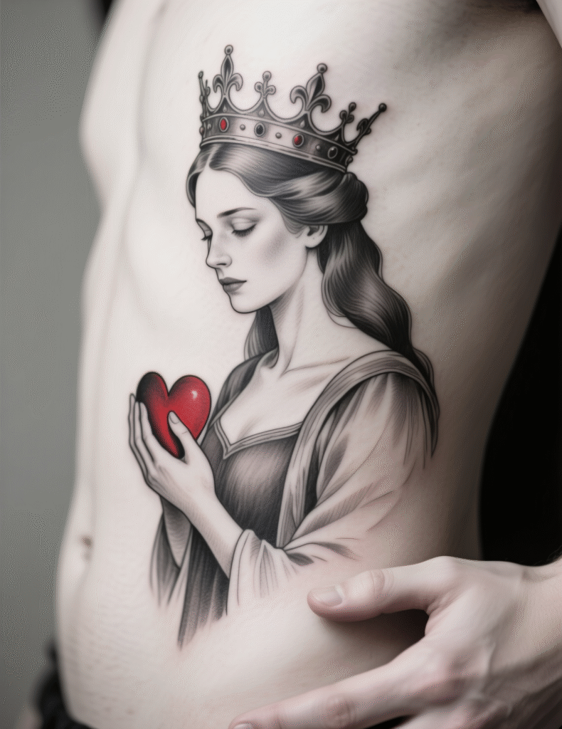 20+ Queen Tattoos for Regal Women
