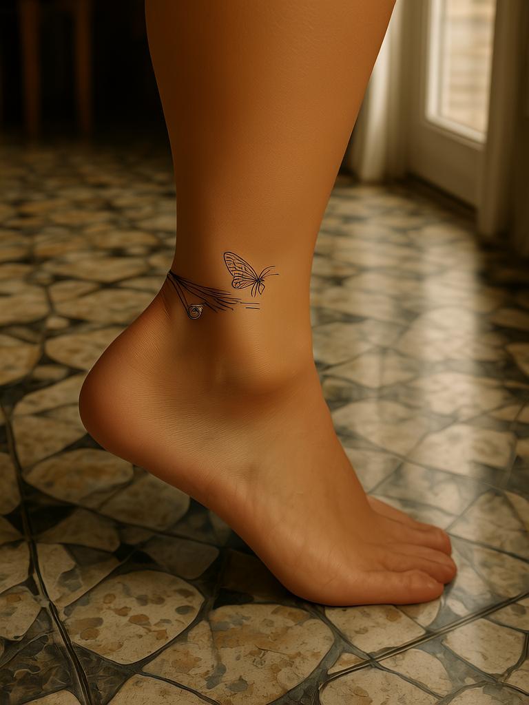 20+ Chic Ankle Tattoos to Inspire Your Next Ink