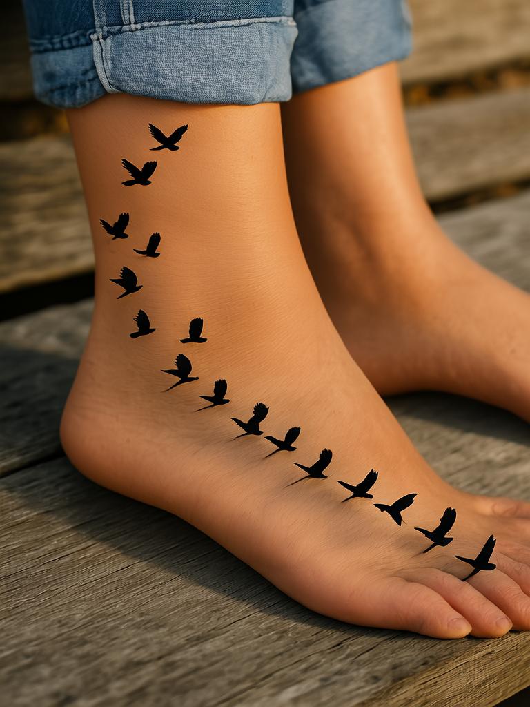 20+ Chic Ankle Tattoos to Inspire Your Next Ink