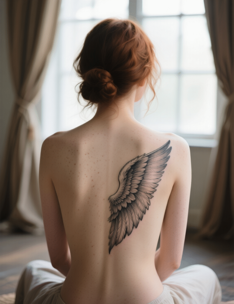 20+ Stunning Angel Wing Tattoo Design Ideas