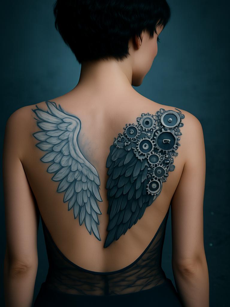 20+ Stunning Angel Wing Tattoo Design Ideas