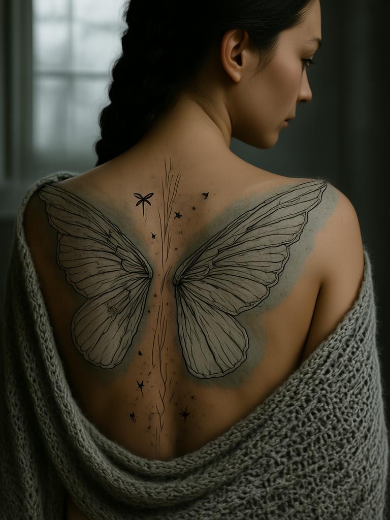 20+ Stunning Angel Wing Tattoo Design Ideas
