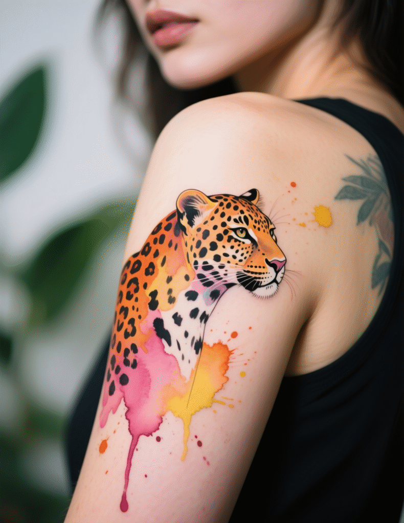 20+ Stunning Leopard Print Tattoo Ideas