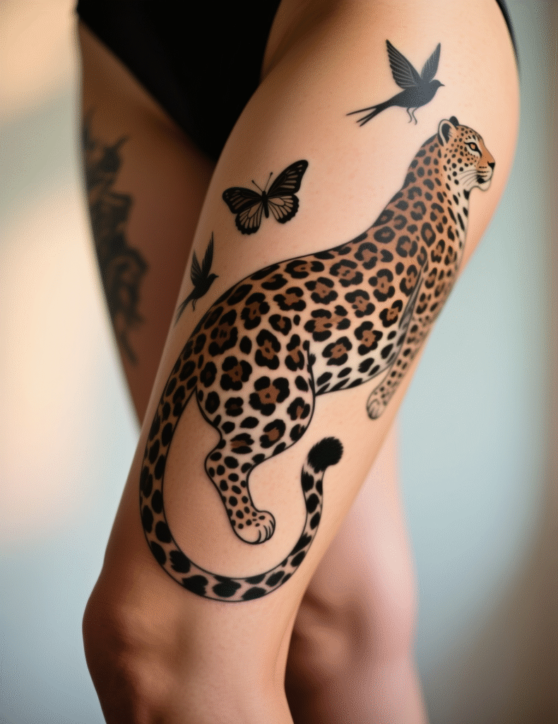 20+ Stunning Leopard Print Tattoo Ideas