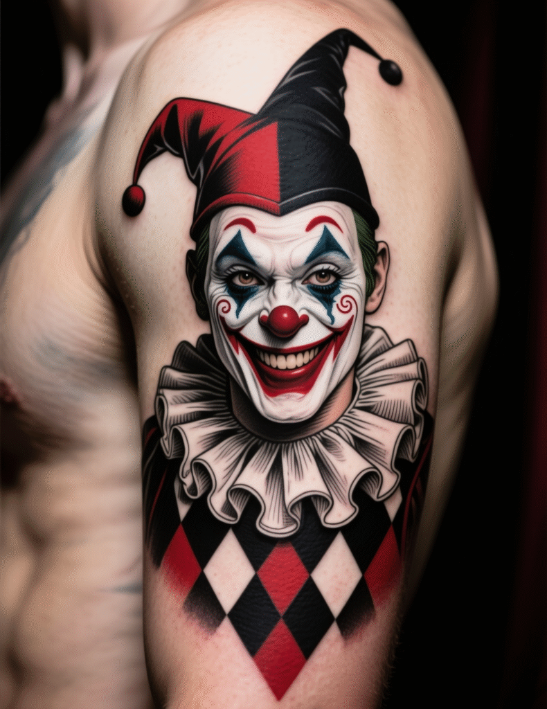 20+ Amazing Clown Tattoo Ideas