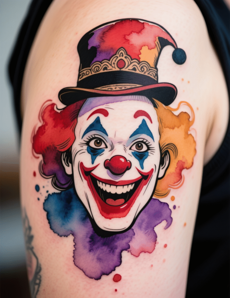 20+ Amazing Clown Tattoo Ideas